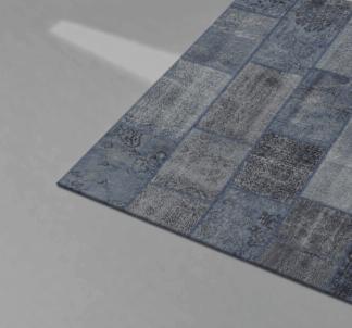 PATCHWORK BLÅ